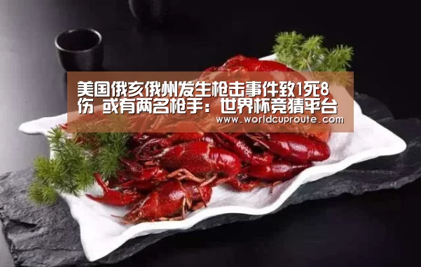 美国俄亥俄州发生枪击事件致1死8伤 或有两名枪手:世界杯竞猜平台官网